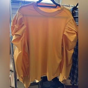 New Yellow Formal Blouse